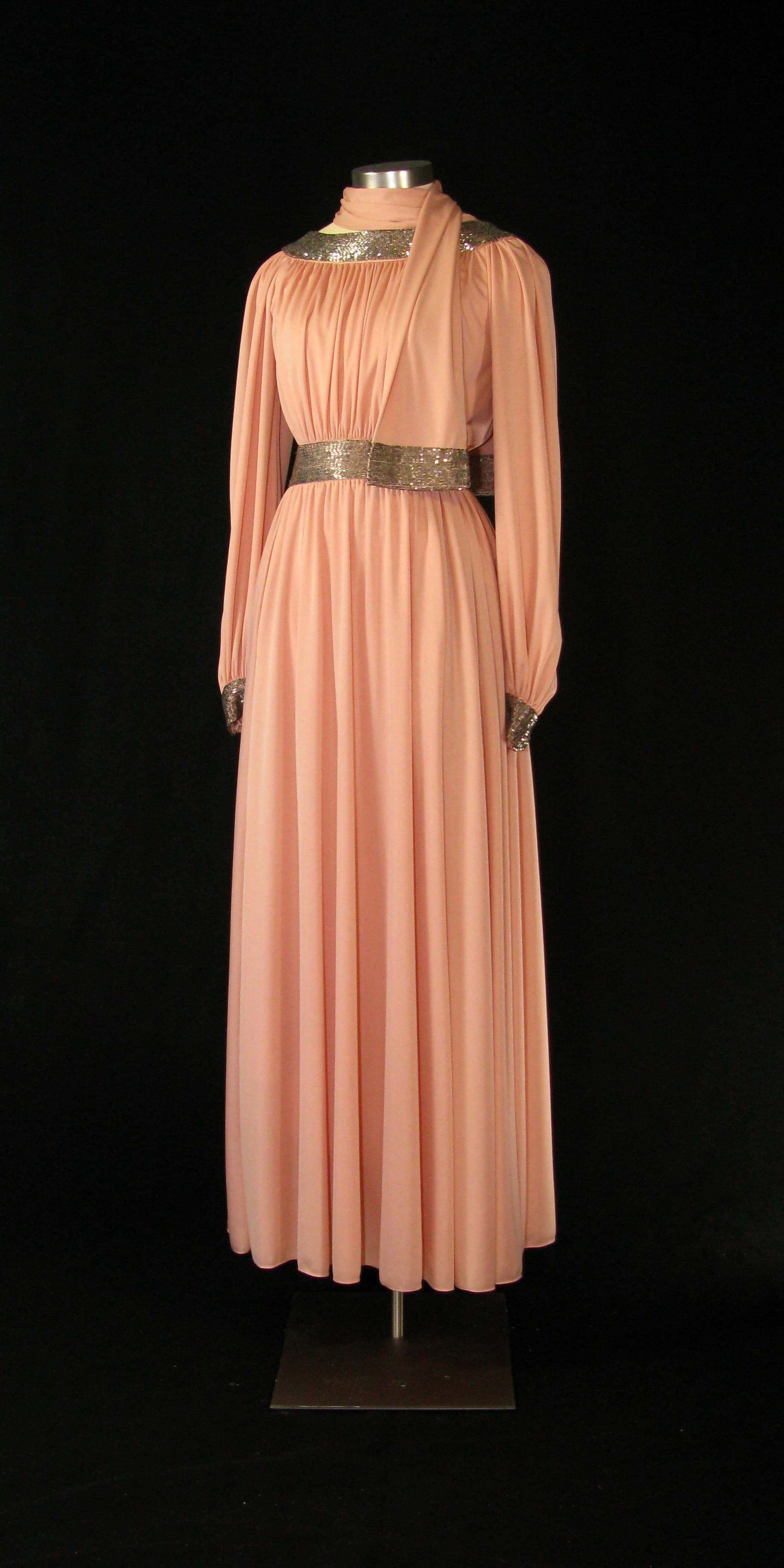 Vintage 1970s Eagle Cape Dress